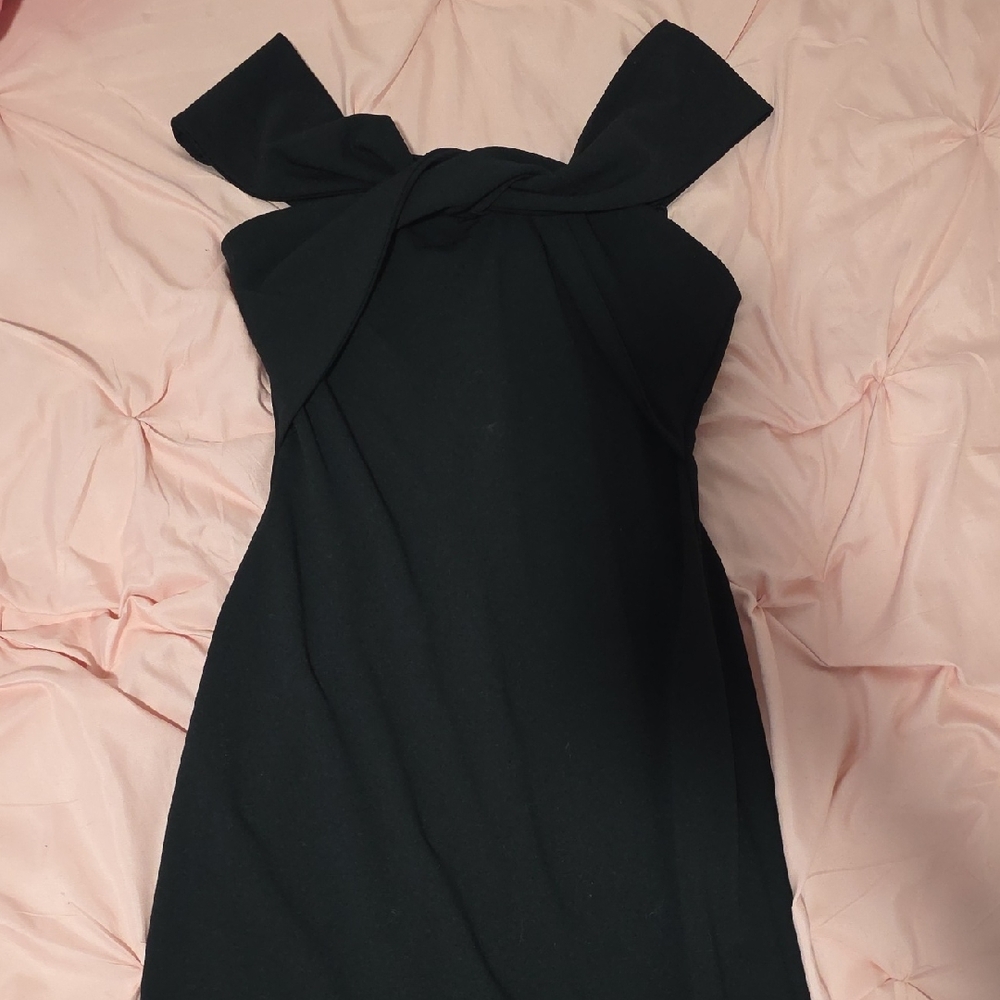 Express Black Midi  Dress